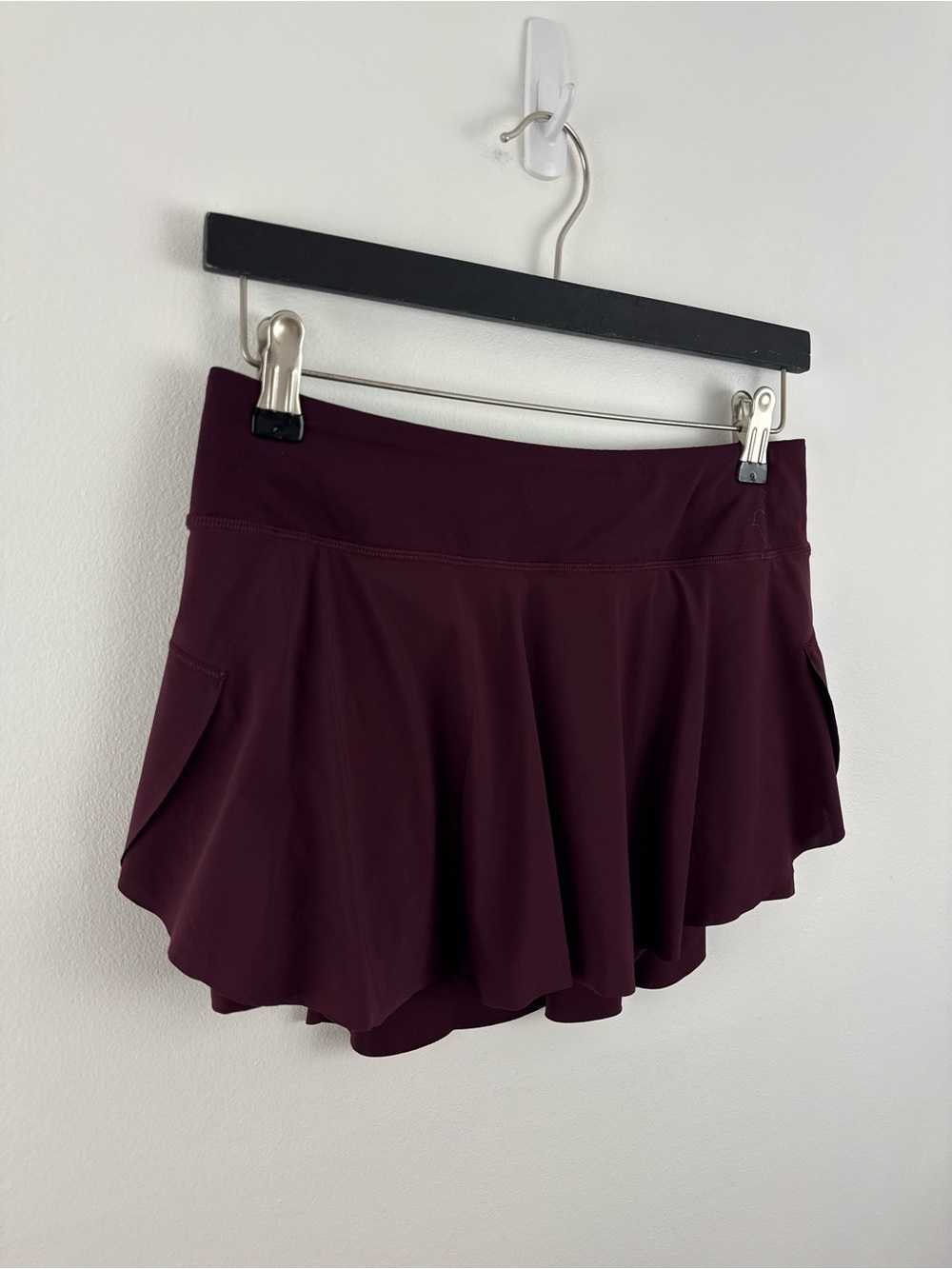 LULULEMON Quick Pace Skirt Deep Plum Athletic Skort. Size 6 - Picture 4 of 11
